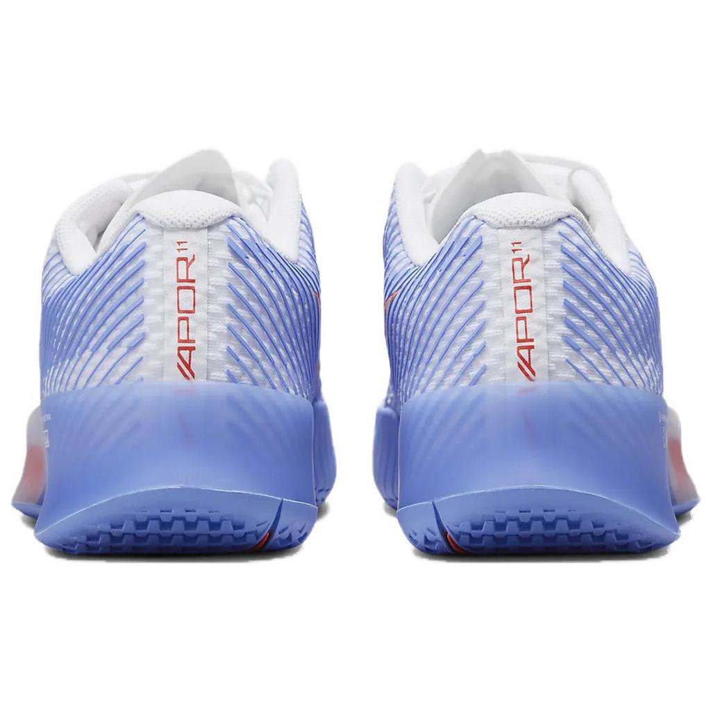 Nike Air Zoom Vapor 11 Abrasion Resistant Low top Tennis Shoes Women's Blue DR6965-106