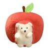 Lalka Jeż Apple Little Hedgehog Pluszowa zabawka Lalka Jeż Zdejmowana Lalka Szmaciana Prezent Urodzinowy