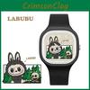 Stylish Cartoon Labubu Silicone Quartz Watch For Students And All Ages