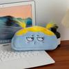 Stuffed Plush Pencil Bag Cute Design Stationery Bag Novelty Cartoon Pen Bag  Office Supply