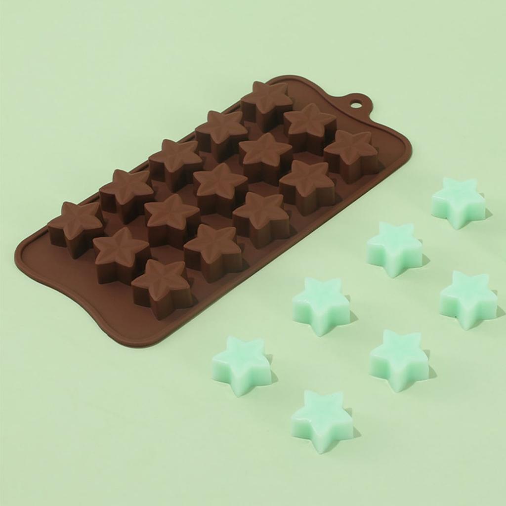 1pc-Small Star Shaped Silicone Mold Set, DIY Candle Making, Romantic Gifts for Couples, Handmade Spice Mold, Beeswax Candle Mold