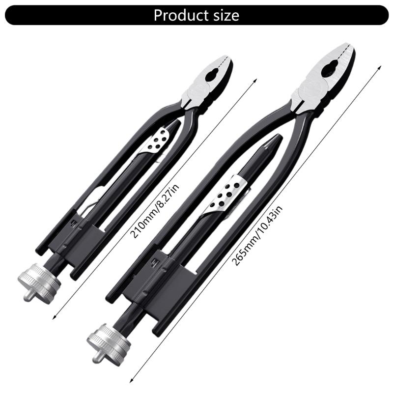 652F Heavy Duty Carbon Steel Cutting PliersTool With Safety Lock Mechanism For Electrical Repairs And DIY Projects