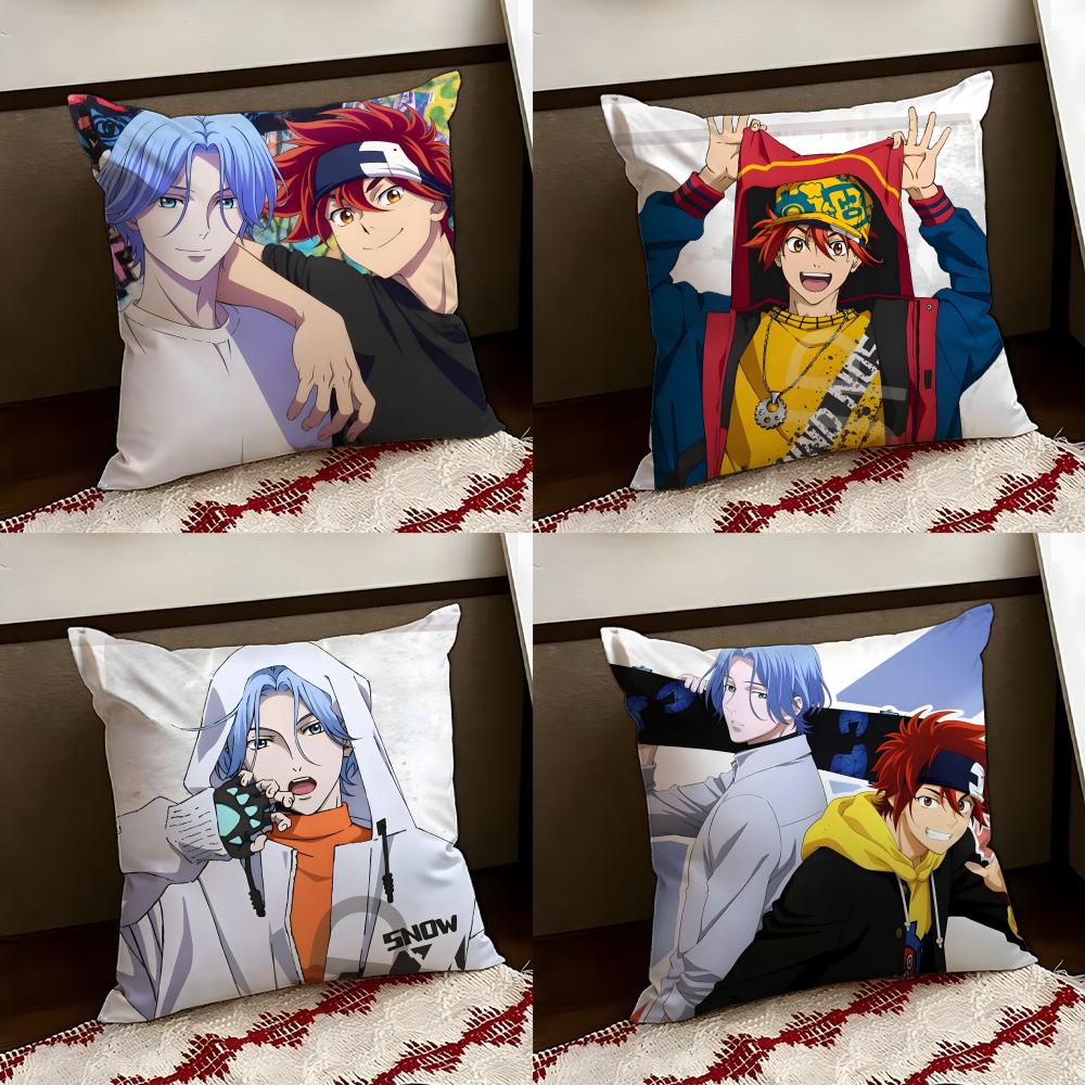 SSK8 the Infinity Anime Cushion Cover Reversible Soft Durable Pillow Cover Home Car MultiScene Use for Daily Comfort