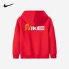 Kids' Red Fleece Lined Hooded Sweatshirt