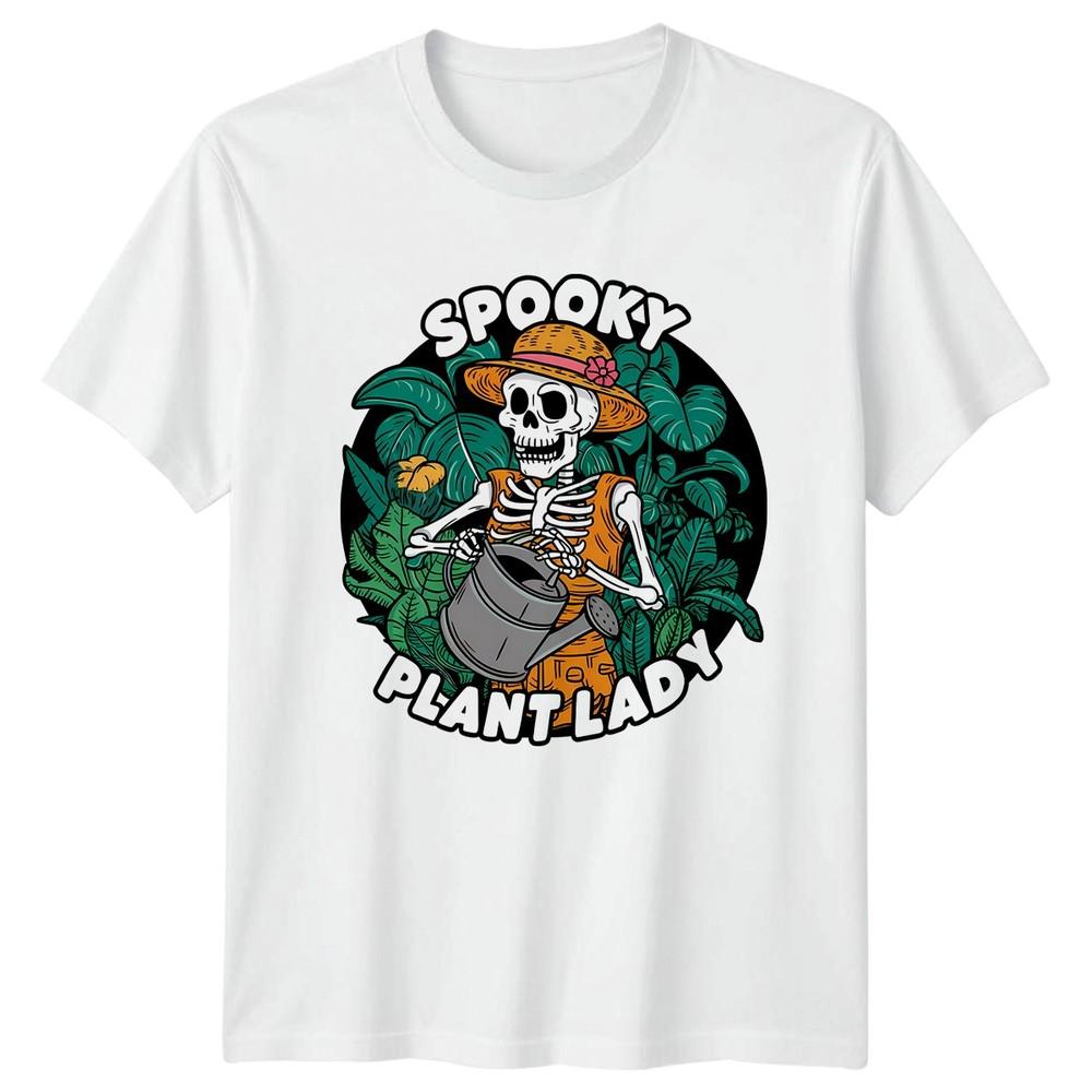 Spooky Plant Lady Unisexs TShirt Halloween Gardening Gift For Her S