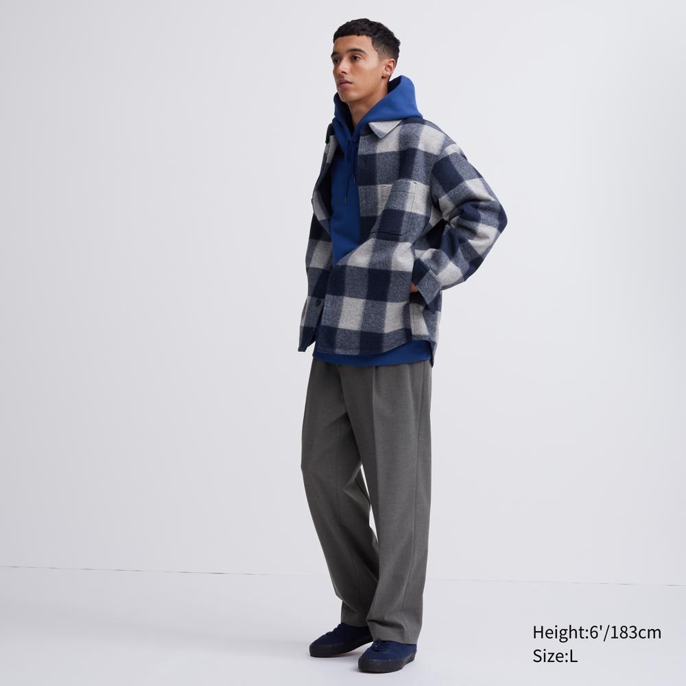 

Широкие брюки UNIQLO с защипами (длина ноги 70~76см)