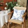 Classic A-Allsaints Floral Cushion Cover Silky Short Plush Invisible Zipper Dustproof Sofa Pillow Case For Home Decor
