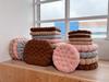Cuscino Rotondo Creativo Giapponese da Seduta a Pavimento - Futon Spesso in Tatami per Ufficio e Casa