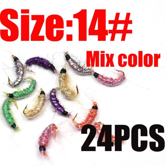 

Набор рыболовных приманок, 24шт