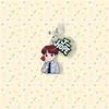 7pcs BTS Cartoon Rose Keychain, All Members' Design Pendant, Celebrity Merchandise Support Charm, ARMY Support Merchandise