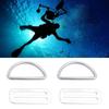 Belt Keeper D Ring Lightweight Portable Silver Stainless Steel