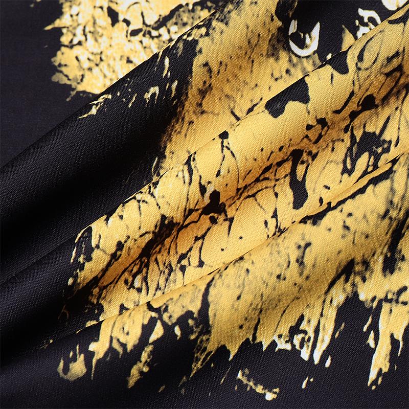 Two Picecs Women Oversized 3/4 Sleeve Floral Print Long Tops and Long Pants Sets