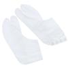 White Broadcloth Tabi Socks with 4 Size [KIMONOMACHI] Clasps, 27.0cm