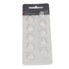 10PCS Hearing Ear Tips Higher Transparency Dual Layer Closed Comfortable Anti Static Sound Aid Domes