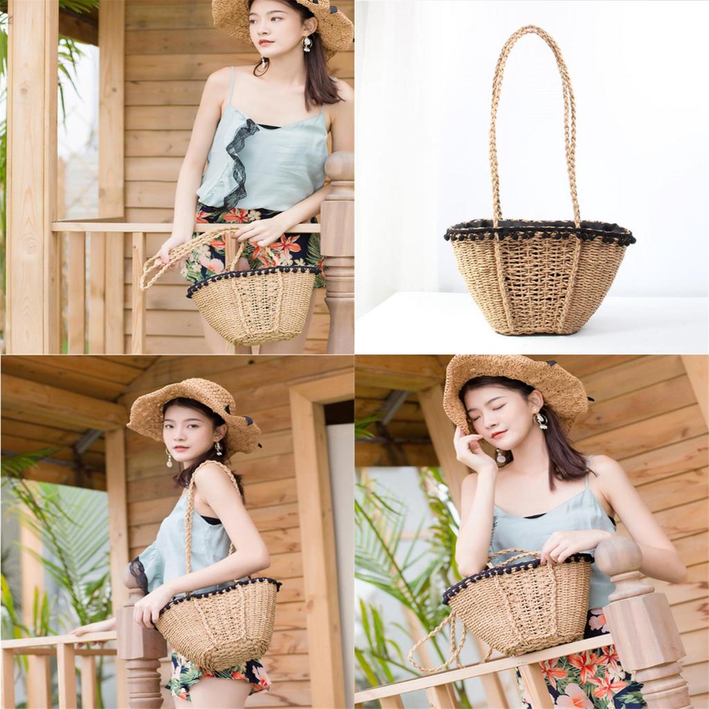 2017 New Fashionable Woven Bag With Simple And Versatile Design