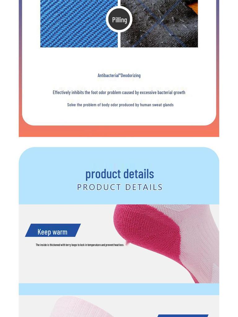 Sıcak Diz Altı Kayak ve Snowboard Çorapları, Outdoor Sporlar ve Dağcılık İçin Kaymaz