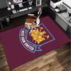 Football Club Emblem Office Rug Chair Mat, Game Carpet, Suitable for Front Door, Bedroom, Living Room, Desk, Holiday Gift