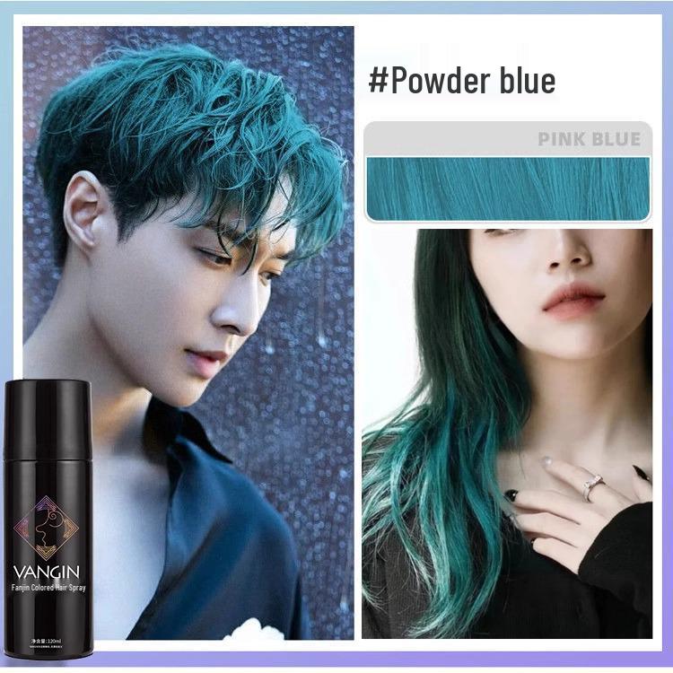 Temporary Washable Hair Dye Spray - One Spray for Black Color