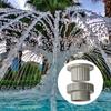 2pcs Heavy Type Pool Fountains Adapter for Summer Waved Funsicles Pools Swimming Pool Hose Adapter Connection Nozzle