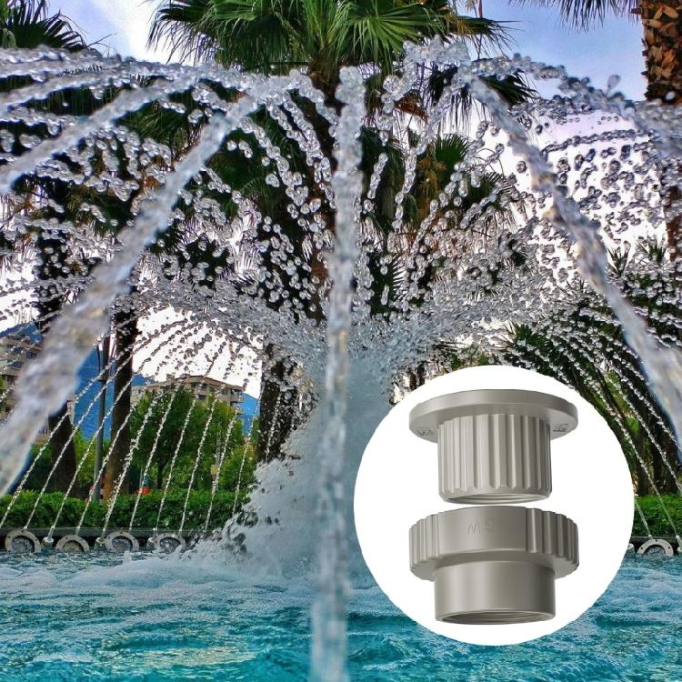 2pcs Heavy Type Pool Fountains Adapter for Summer Waved Funsicles Pools Swimming Pool Hose Adapter Connection Nozzle
