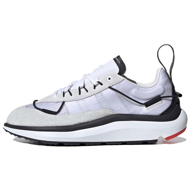 

Adidas Y-3 Shiku Run Core Белые кроссовки унисекс Черный Красный FX1415