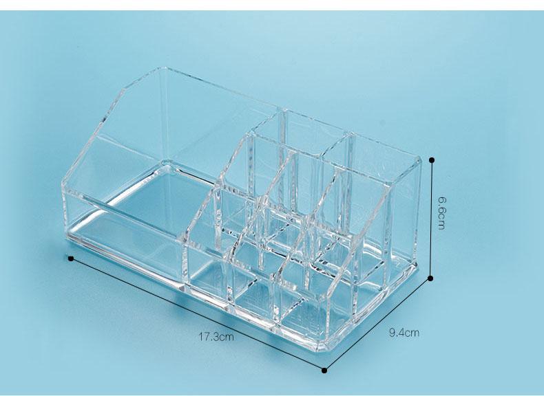 9707 ACRYLIC COSMETICS STAND RIGHT 17X9CM