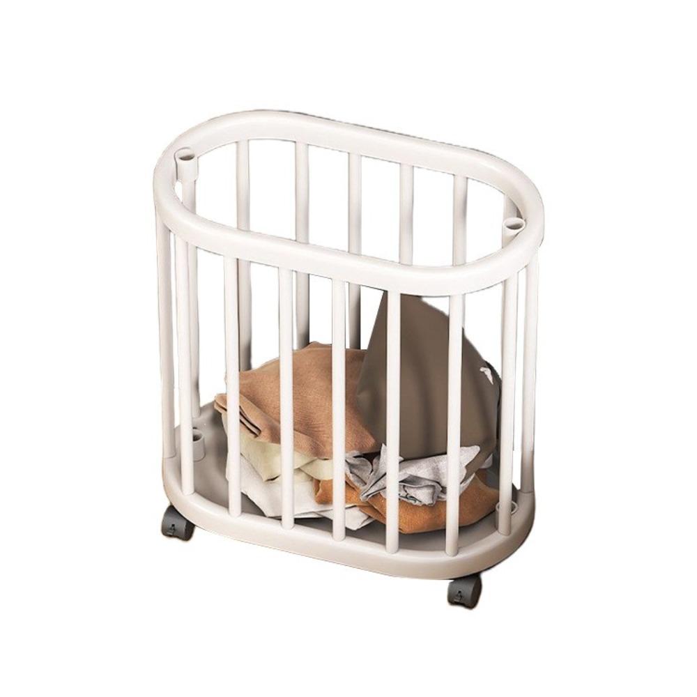 Movable Dirty Clothes Basket Moisture-proof Yoga Mat Storage Basket Laundry Basket  Home Use