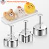 Stampi per Sushi in Acciaio Inossidabile Stampo per Palline di Riso Strumento Bento Stampo per Onigiri Strumenti da Cucina Accessori per Sushi
