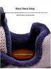 Babudou 2025 Winter Waterproof Girls' Sports Shoes with Plush Lining