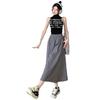 Women's Retro Pleated Mid-Length Skirt - Summer/Autumn Yamamoto Style