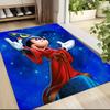 Magic Mickey Space Carpet Rug Soft Washable Antislip Home Living Room Sofa Mats Personalized Christmas Rug