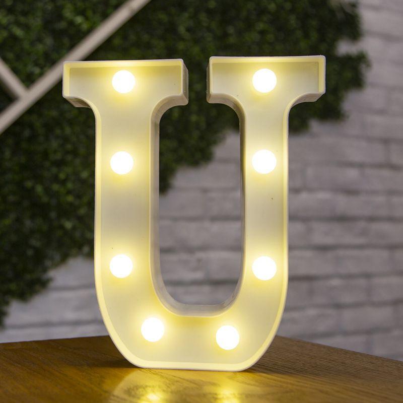 Large Led Light Emitting Alphanumeric Love Standing Sign Decoration For Party Themes And Indoor Decor