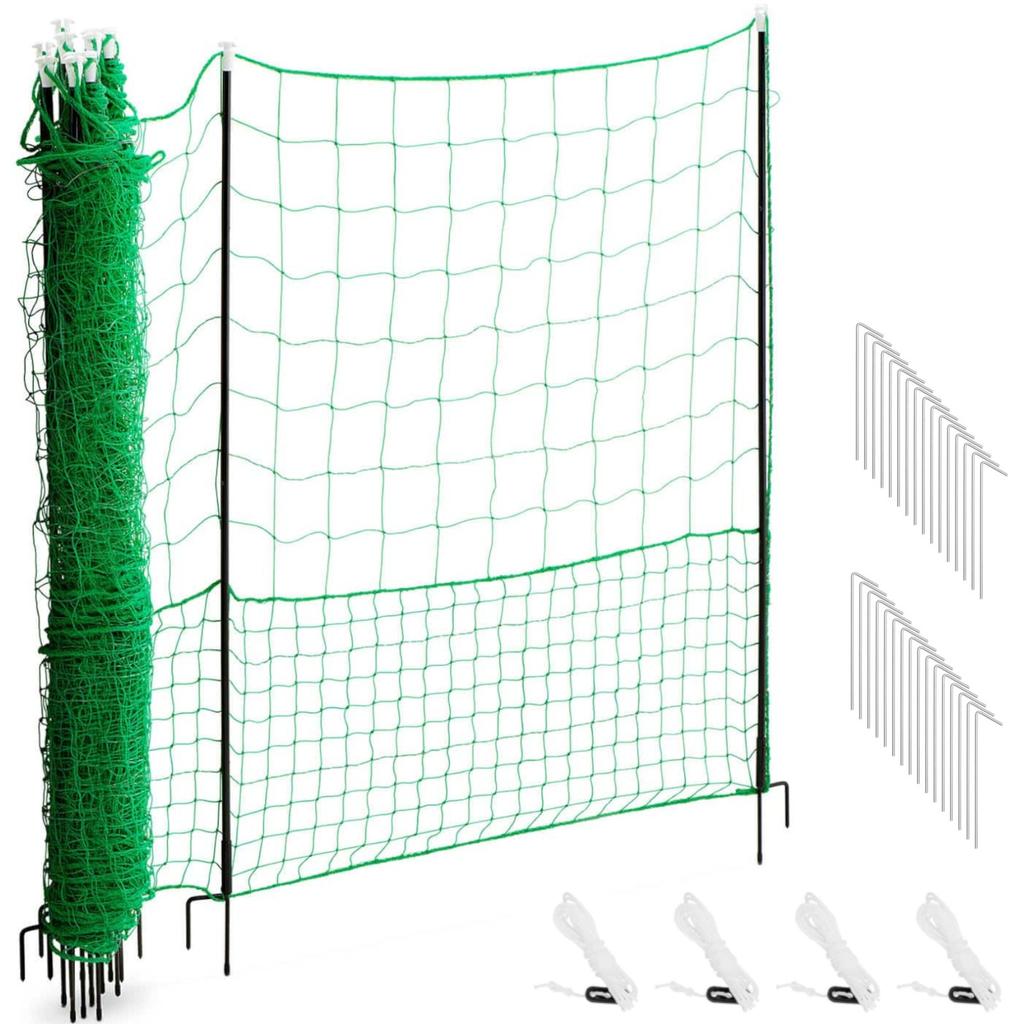 Mesh Enclosure Protective Fence for Poultry Breeding Hens 125 X 25 M