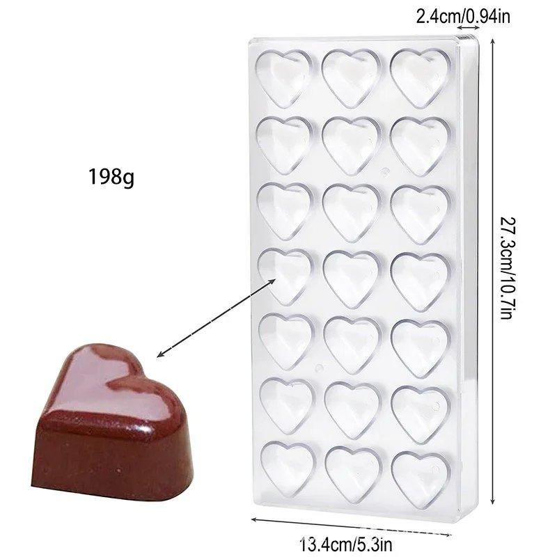 3D Polycarbonate Chocolate Molds Sphere Diamond Chocolate Bombs Bonbons Candy Bar Professional Confectionery Baking Pastry Tools
