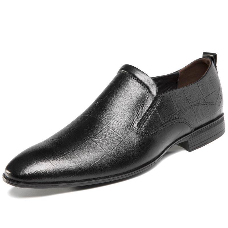 Men s Cowhide Soft Sole Slip-On Casual Leather Shoes for Summer 45