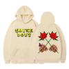 Oversized Hip Hop Hoodie Couples Street Style Printed Sweatshirt Casual Wear