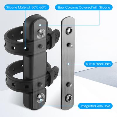 Fahrradflaschenhalter Adapter Silikongel Rennrad MTB Flaschenhalter Umbaubasis Ohne Loch Installation Befestigung Fahrradflasche