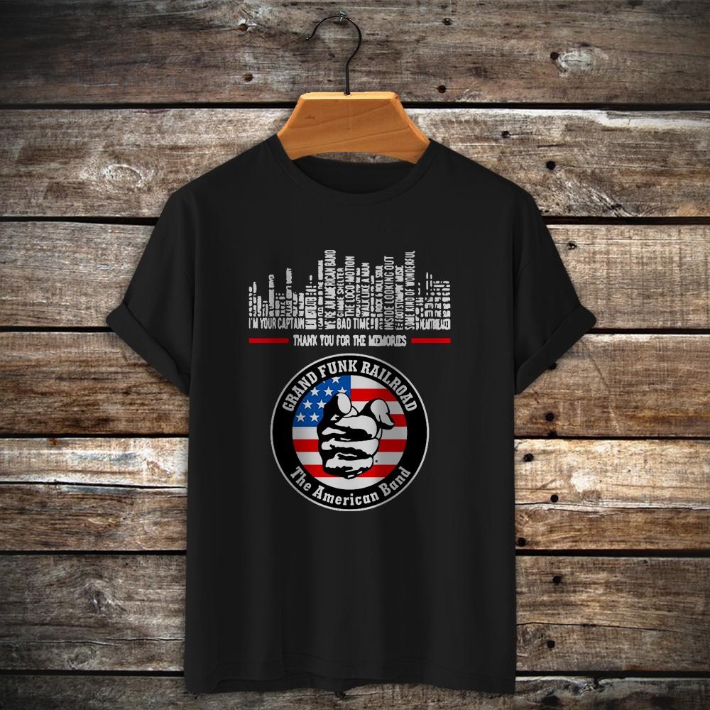 Vintage Thank You For Memories Grand Funk Railroad 70s American Band T-Shirt GFR Unisex T-Shirt