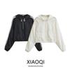 Fashion Style 2024 Autumn New Women's Clothing Loose All-Matching Short Long Sleeves Jacket Outwear 4341989