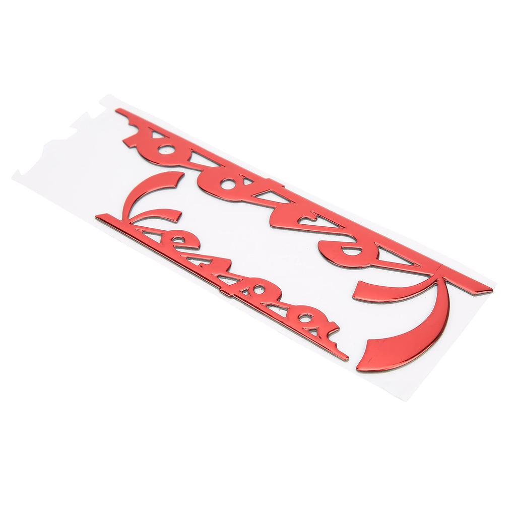 Sticker, Emblem Sticker Vespa 3D Decal GTS300 LX125 LX150 IE Sprint Primavera 300 LX LXV Super (Red)