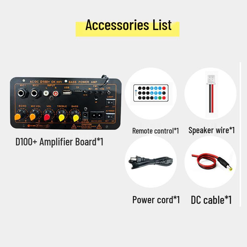 

KRK D100 Bluetooth Автомобильный Сабвуфер и Усилитель