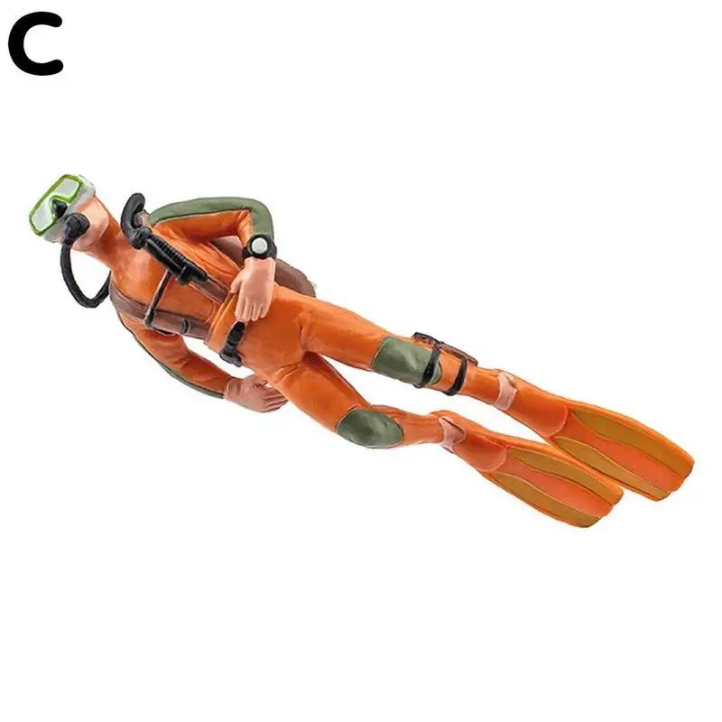 

Toys Toys Plastic Seabed Exploration Diver Scene Decoration Miniature Figures Oceans Scale Ratio Model Scene Action Diver W1e7