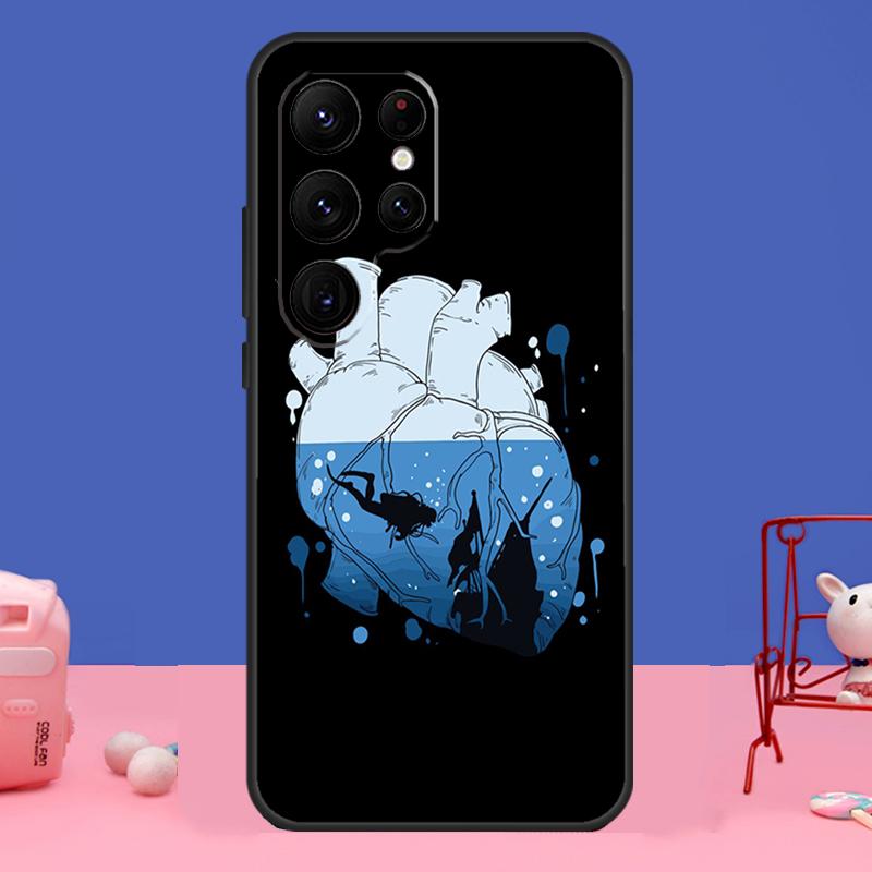 Etui do nurkowania Dive Scuba Divers do Samsung Galaxy S24 Ultra S23 S22 S21 S20 FE Note 20 S8 S9 S10 Note 10 Plus