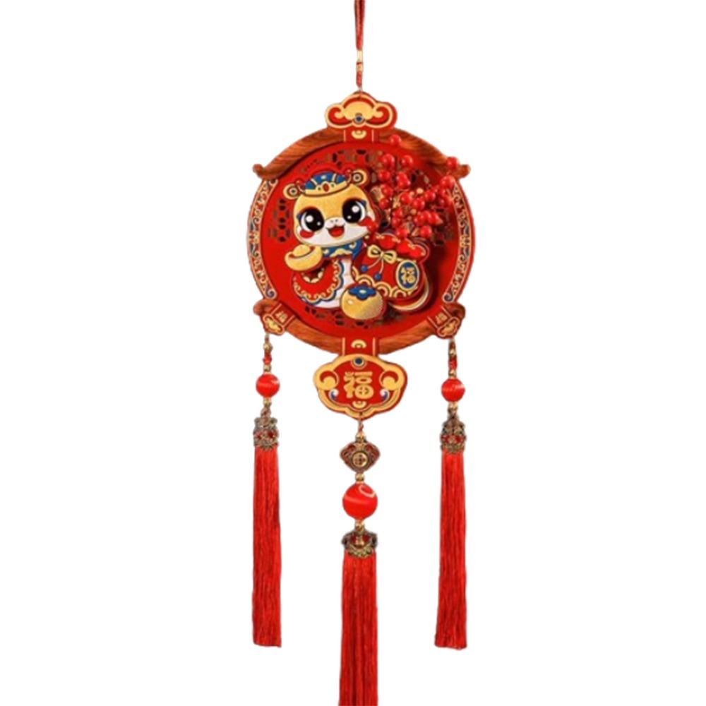 

Blessing 3D Lion Dance Wall Pendants Traditional Fu Character Hanging Ornament New Year Gift Style 5