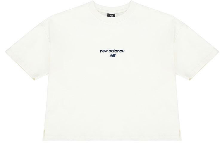 New Balance SS22 Drop Shoulder Sleeve T Shirt Women s White AWT22301-IV L