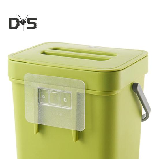 Kitchen Trash Can Hanging Organic Waste Bin Large Capacity Compact Design Bathroom Garbage Bin Container with Lid