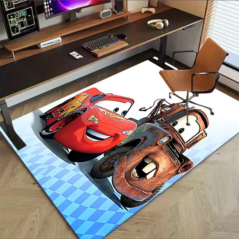Car Adventure Friendship Carpet For Playroom Bedroom Living Room Sofa Home Decorkids Game Area Rug Nonslip Floor Mat