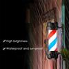 110V/220V  Barber Shop Pole Lighting Stripe Rotating Light Stripes Sign Hair Wall Hanging LED Downlights