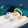 New Hot Top Quality Hot Sale Famous Brand Anniversary Gift Party Jewelry for Women Europe Luxury Zircon Opening Adjustable Rings