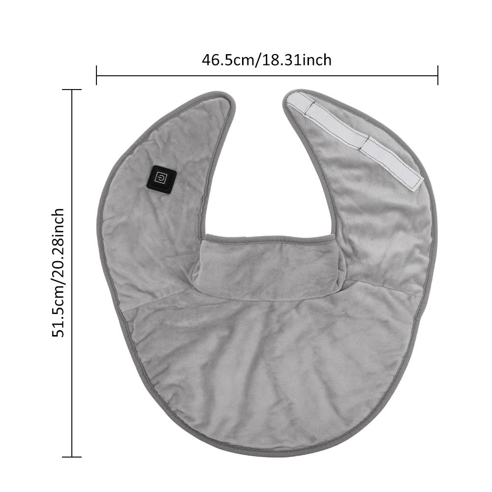 Electric Heating Shoulder Neck Pad Relief Relaxed Soft Comfortable Thermal Hot Compress Cervical Shawl USB Heated Back Warm Wrap